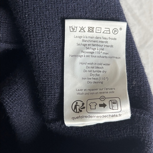 Sezane Betty Cardigan Navy Crochet - Size XS - Picture 14 of 14